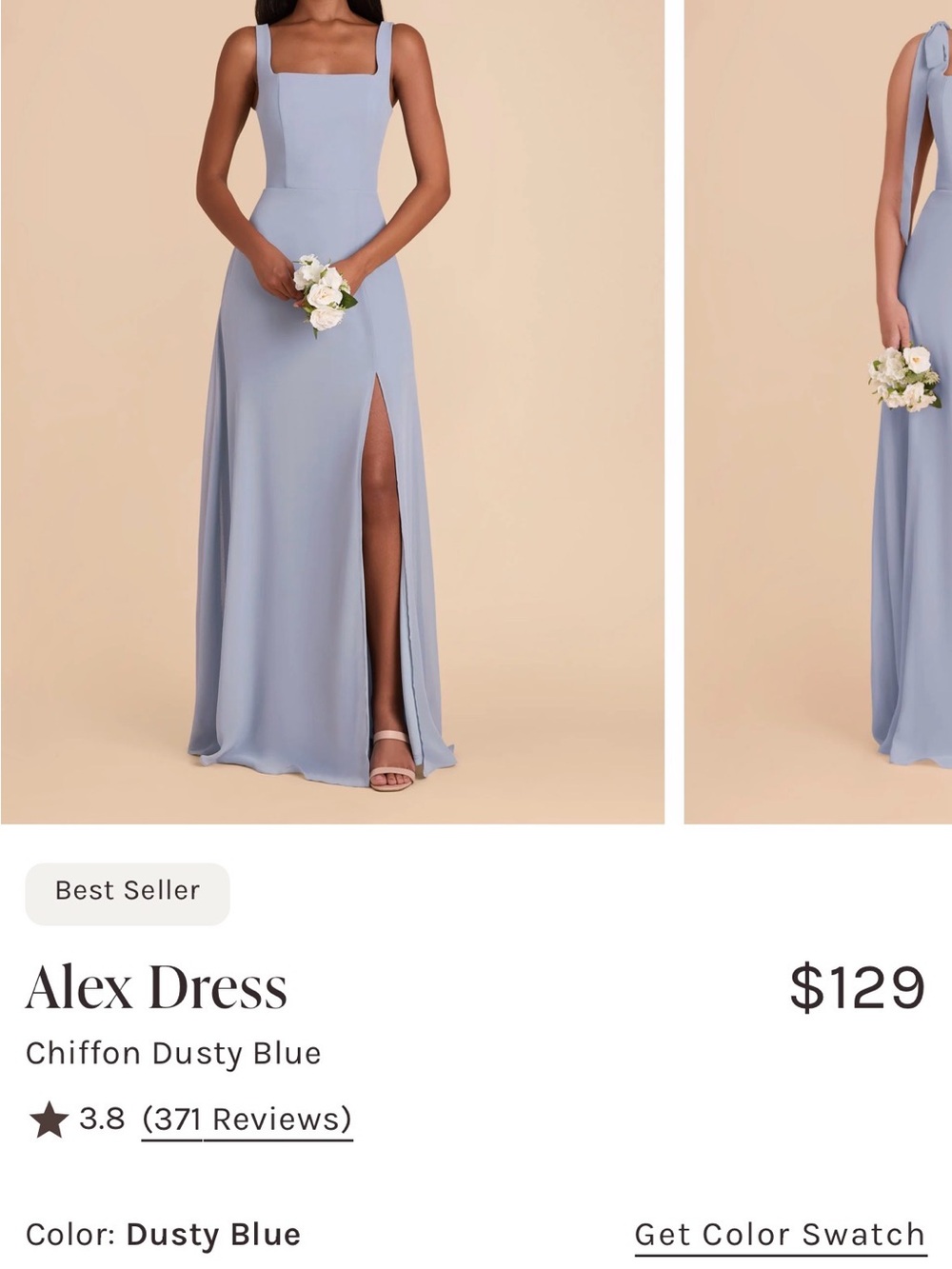 Birdy Grey Alex Dress in Dusty Blue